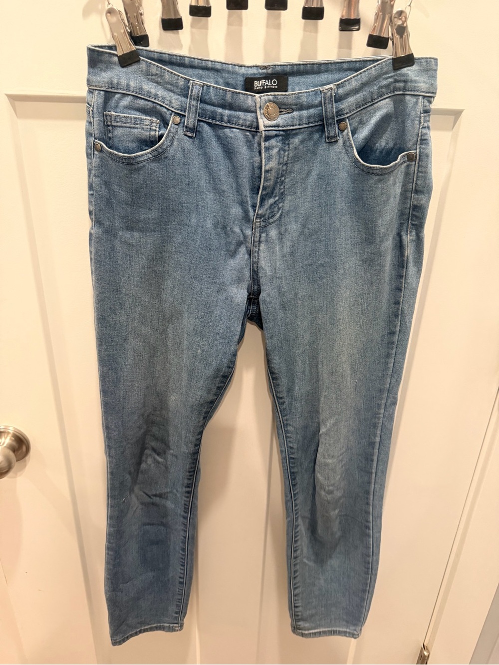Buffalo David Bitton Aubrey Jeans Womens 6/28 Mid Rise Stretch Ankle Grazer